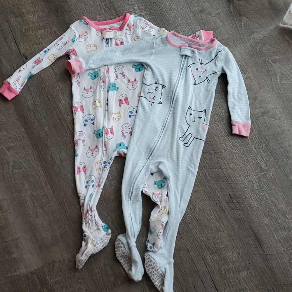 2 PJ Footsie Sleepers